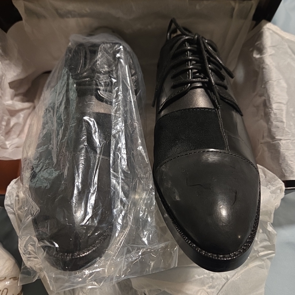 Coach Black Leather Patchwork Shoes